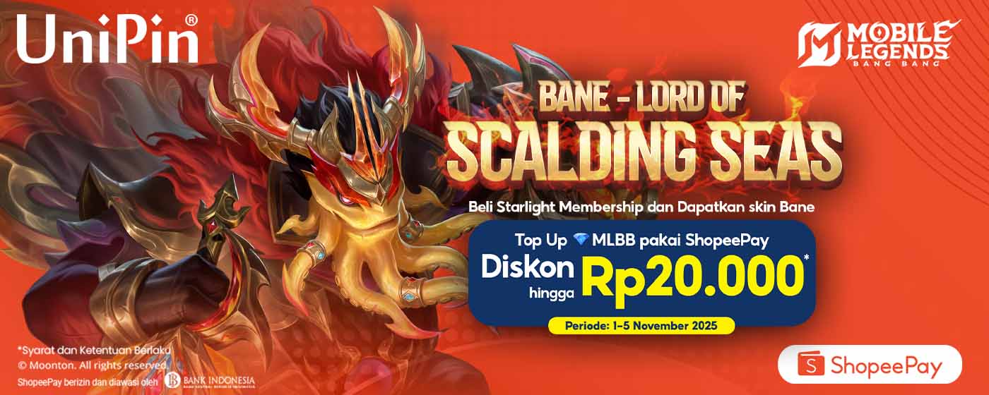 Beli Starlight Membership MLBB Pakai ShopeePay, Diskon hingga Rp20.000!
